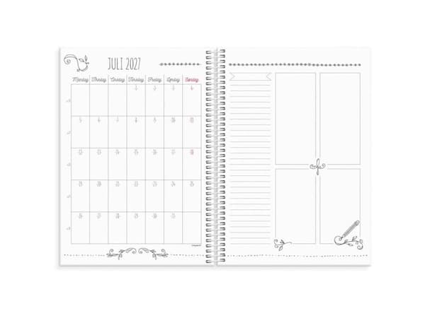 Doodle I A5 veckokalender 2027