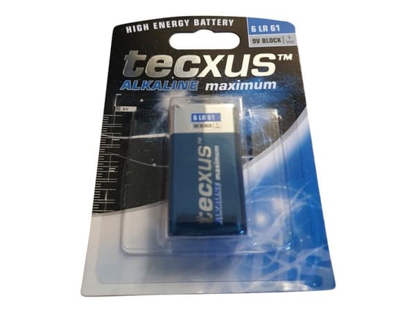 CoreParts - Batteri 9V - Alkalisk - 200 mAh - Mangan