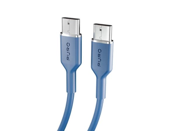 Puro ICON USB-C til USB-C kabel 1,5 m blå