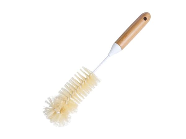 BAMBOO BOTTLE BRUSH.33X6X4.5CM THEMALUX