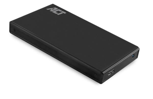 ACT 2.5" SATA-hårddiskkapsling i aluminium, USB 3.2 Gen1
