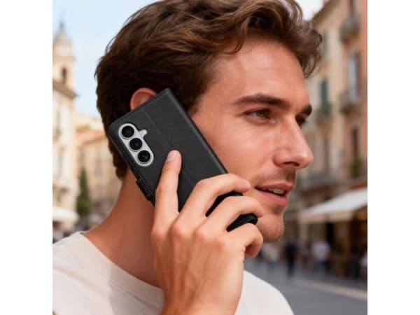 Tech-Protect wallet-deksel til Samsung Galaxy A36 / A56 / A37 5G - svart