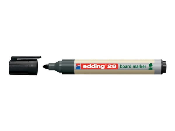 Whiteboardpenna, Edding 28 Ecoline, rund, assorterade färger - 4-pack