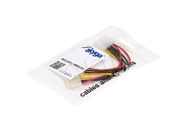 Akyga Molex - Molex x2, 0,15m, monivärinen (AK-CA-15)