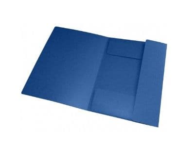 FOLDER ELAST 3 flikar Oxford Topfile+ m. tryck A4 blå