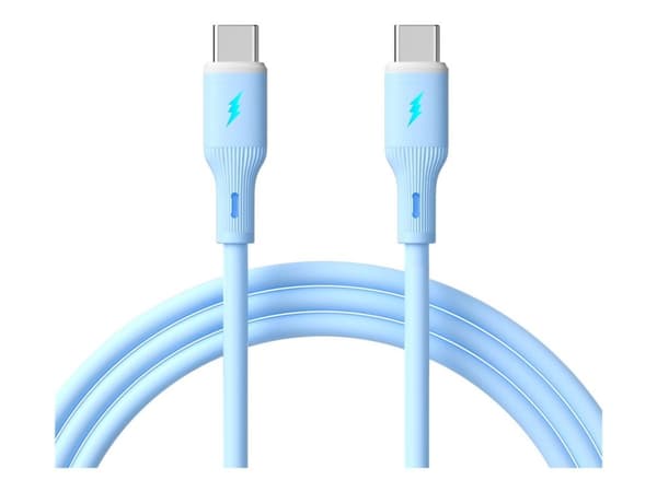 Akyga USB-kaapeli USB-C®-liitin, USB-C®-liitin 1 m Sininen AK-USB-68