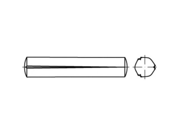 TOOLCRAFT konisk hode spiker 3 mm stål 250 stk