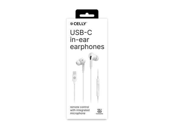 UP1200 Stereoheadset In-Ear USB-C Vit