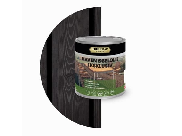 Havemøbelolie Eksklusiv, sort