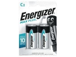 Energizer Max Plus, Kertakäyttöinen akku, C, 2 kpl, Kupla