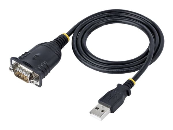 StarTech.com 1P3FP-USB-SERIAL, DB-9, USB A-tyyppi, 0,91 m, Musta