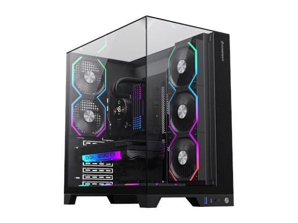 GameMax Infinity Pro BK Midi Tower Svart