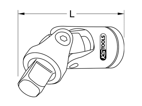 KS Tools 964.1240, Enkel enhet, Rustfritt stål, 295 g, 1 stykker