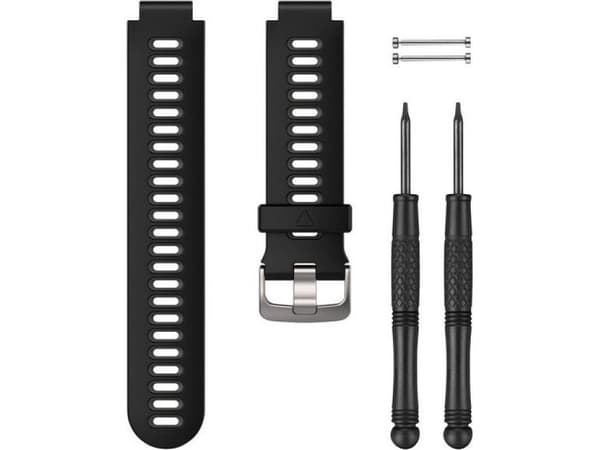 Garmin - Armband för GPS-klocka - svart/grå - för Forerunner 735XT