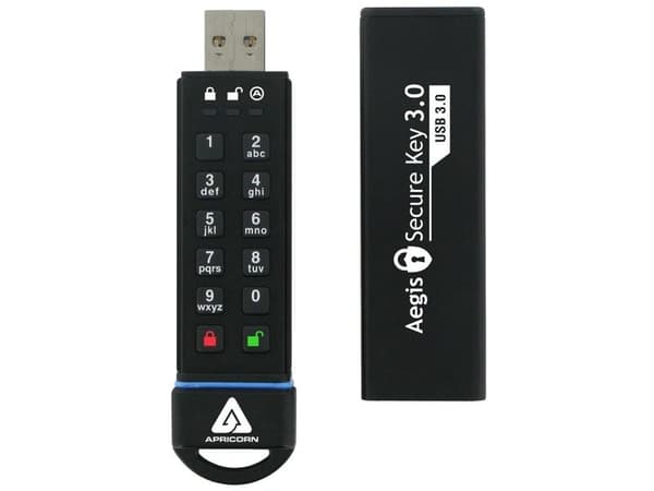 Flash S-USB 3.0 SecureKey 120GB (ASK3-120GB) USB-minne