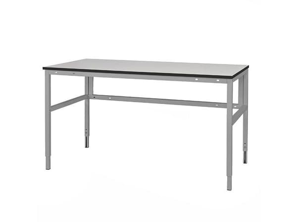 Arbeidsbord med lett H-stativ 800x620 mm, HPL bordplate