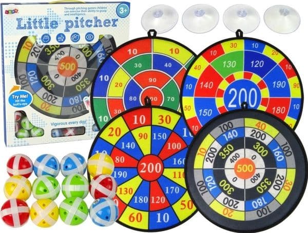 LeanToys Dart Games Dartboard 36 cm borrelåskuler