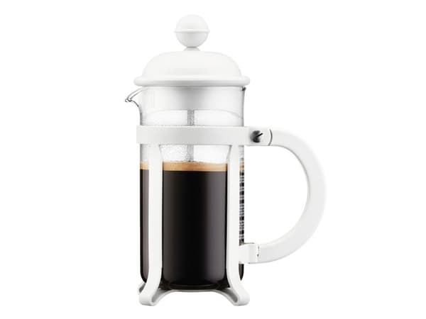 Bodum JAVA, Pressopannu, 0,35 L, Valkoinen, Lasi, Ruostumaton teräs