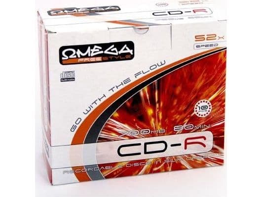 Omega CD-R 700 MB 52x 10 stk (56104)