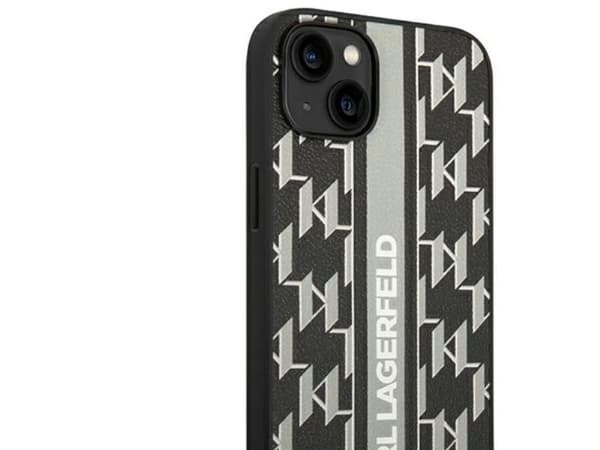 Karl Lagerfeld KLHCP14MPGKLSKG iPhone 14 Plus 6.7" hardcase grå/grå Monogram Stripe
