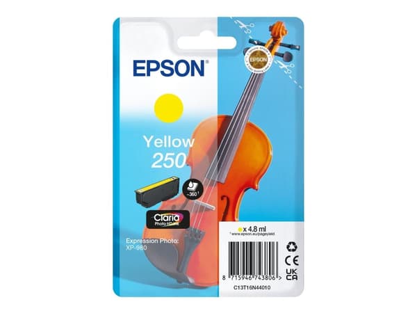 EPSON blekk gult 4,8 ml XP 980, ''25''