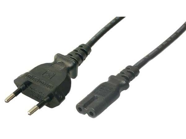 LogiLink CP092, 1,8 m, Strömkontakt typ C, C8 coupler, 250 V, 2.5 A