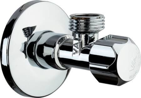 1/2" x 1/2" sulkuventtiili kromi