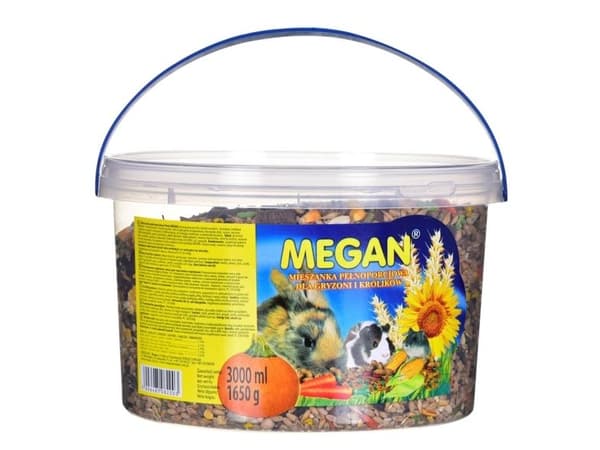 Megan gnagerfôr 3 l/1650g