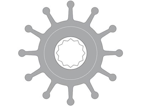 Johnson impeller 09-1027B med gänga