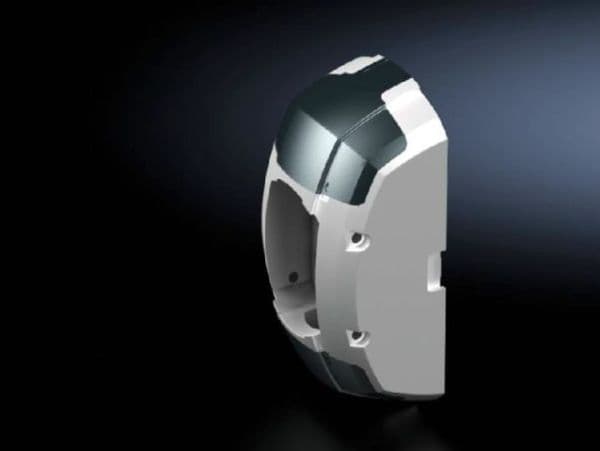 Rittal CP 6212.800, Støpt aluminium, Plast, Hvit