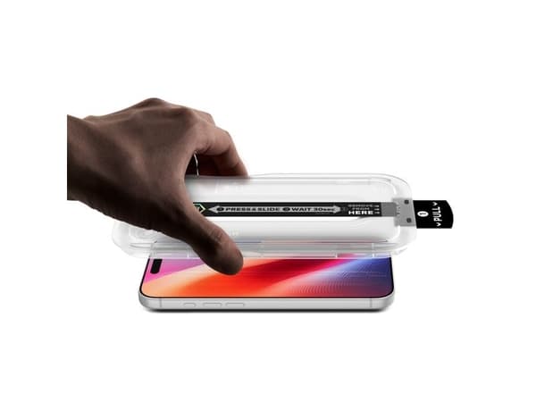 Spigen härdat glas Spigen Glas.tR EZ Fit Pro HD AC 2-pack för iPhone 18 Pro
