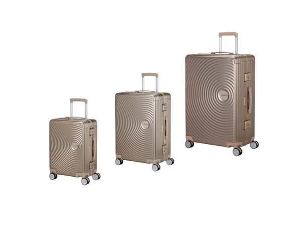 Koffertsæt 3-pk Soundbox Alu Bronze