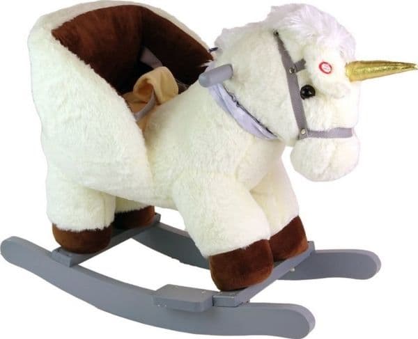 Lean Toys gyngehest enhjørning, 48 cm