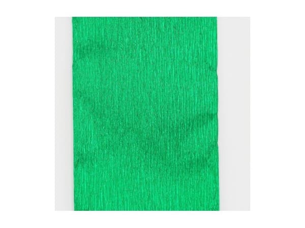 Crepe papir, metallic Grøn