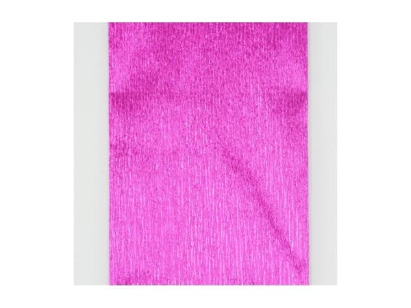 Crepe-papper metallic Hot Pink