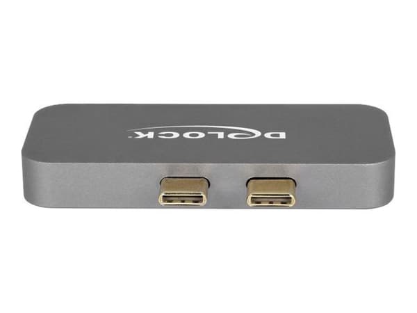 Delock Mini Docking Station for Macbook with 5K - Dokkingstasjon - USB-C 3.1 / Thunderbolt 3 - HDMI