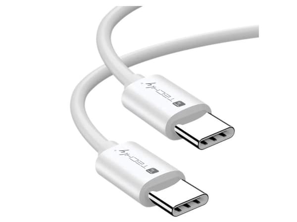 Techly USB-C til USB-C USB4 Gen2-kabel M/M 20G 240W PD3.1 E-Mark-sertifisert 2 m