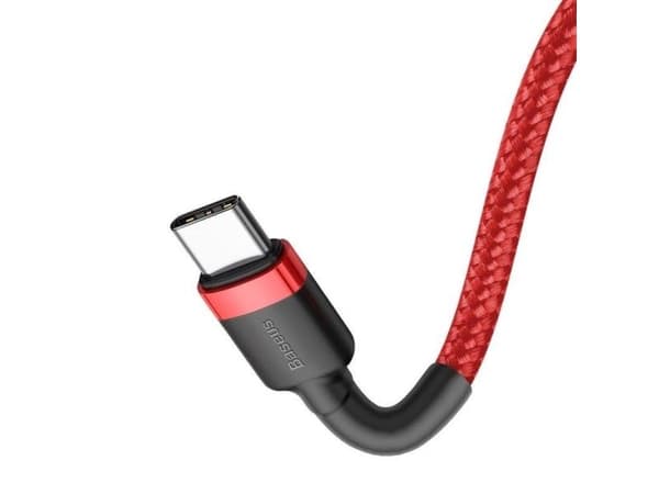 Baseus 6953156285194, 1 m, USB C, USB C, Punainen