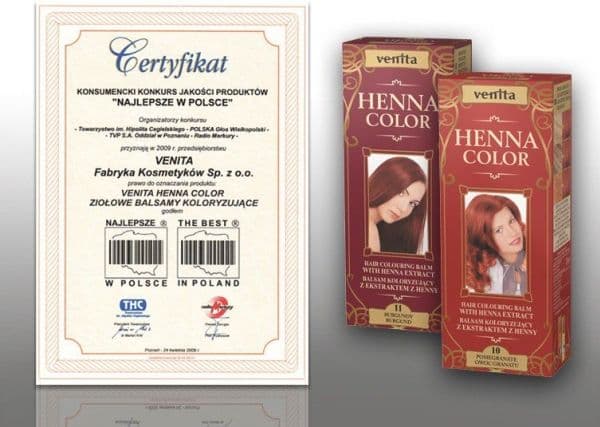 VENITA hennavärivoide hennauutteella 8 Ruby 75 ml
