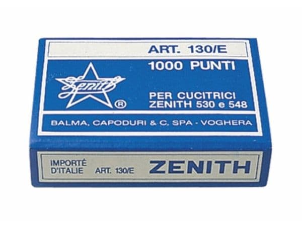 ZENITH häftklammer 130/E 1 ml metall - (10 st.)
