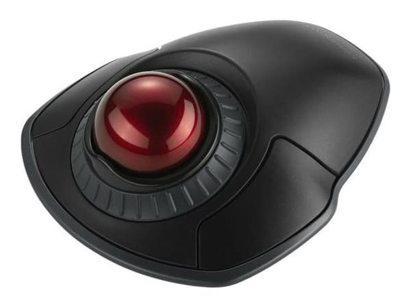 Kensington Wireless Orbit Trackball vieritysrenkaalla - musta, Molempikätinen, Musta