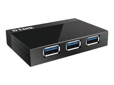 D-Link DUB 1340 - Hub - 4 x SuperSpeed USB 3.0 - stasjonær - for D-Link DUB-1310