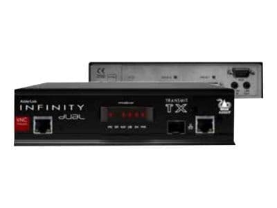 AdderLink INFINITY dual 2112T - Video/lyd/USB/seriellutvider - 1U