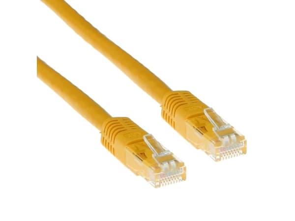 ACT gul patchkabel 3 m U/UTP CAT6A med RJ45 (IB4103)
