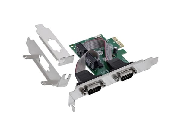 InLine 76619F, PCIe, Sarja, Mies, PCIe 2.0, RS-232, 9-pin, PC