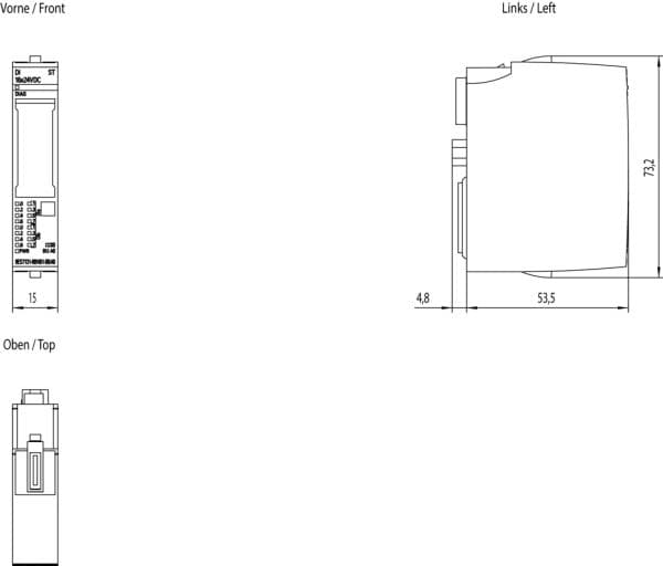 Siemens SIMATIC ET 200SP - Digital indatamodul