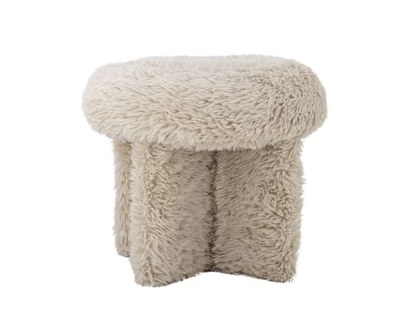 BLOOMINGVILLE Frikka Pouf, luonnonväri, polyesteri