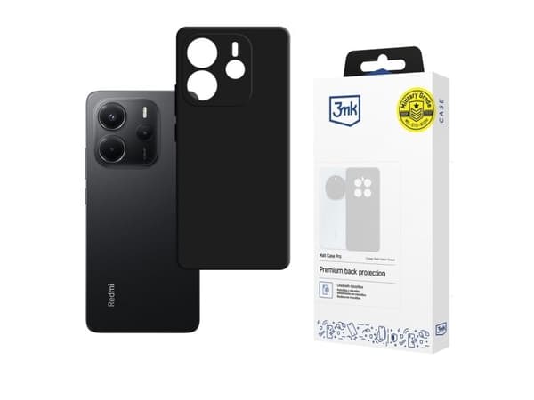 3MK Matt Case Pro Xiaomi Redmi Note 14 4G musta