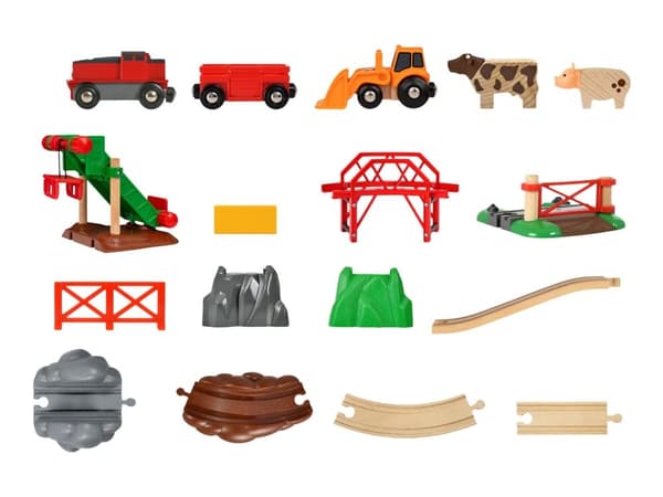BRIO 33984 Bondgårdsset med djur