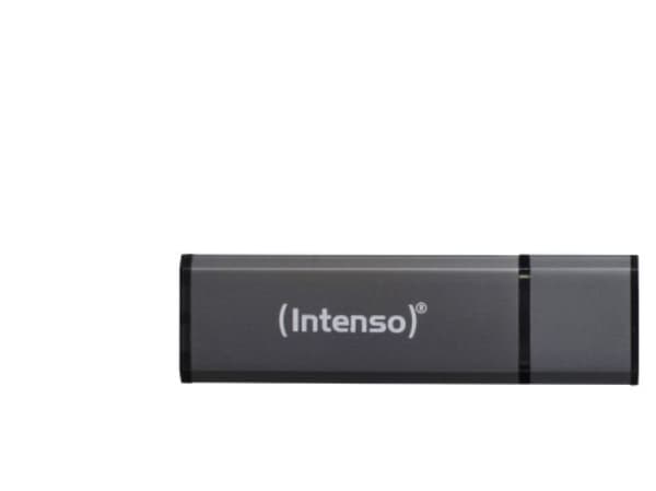 Intenso Alu Line - USB-flashstasjon - 4 GB - USB 2.0 - antrasitt